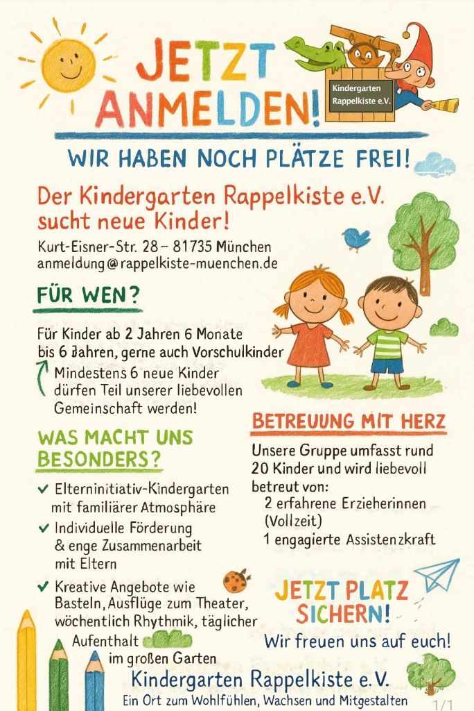 Flyer Kindersuche